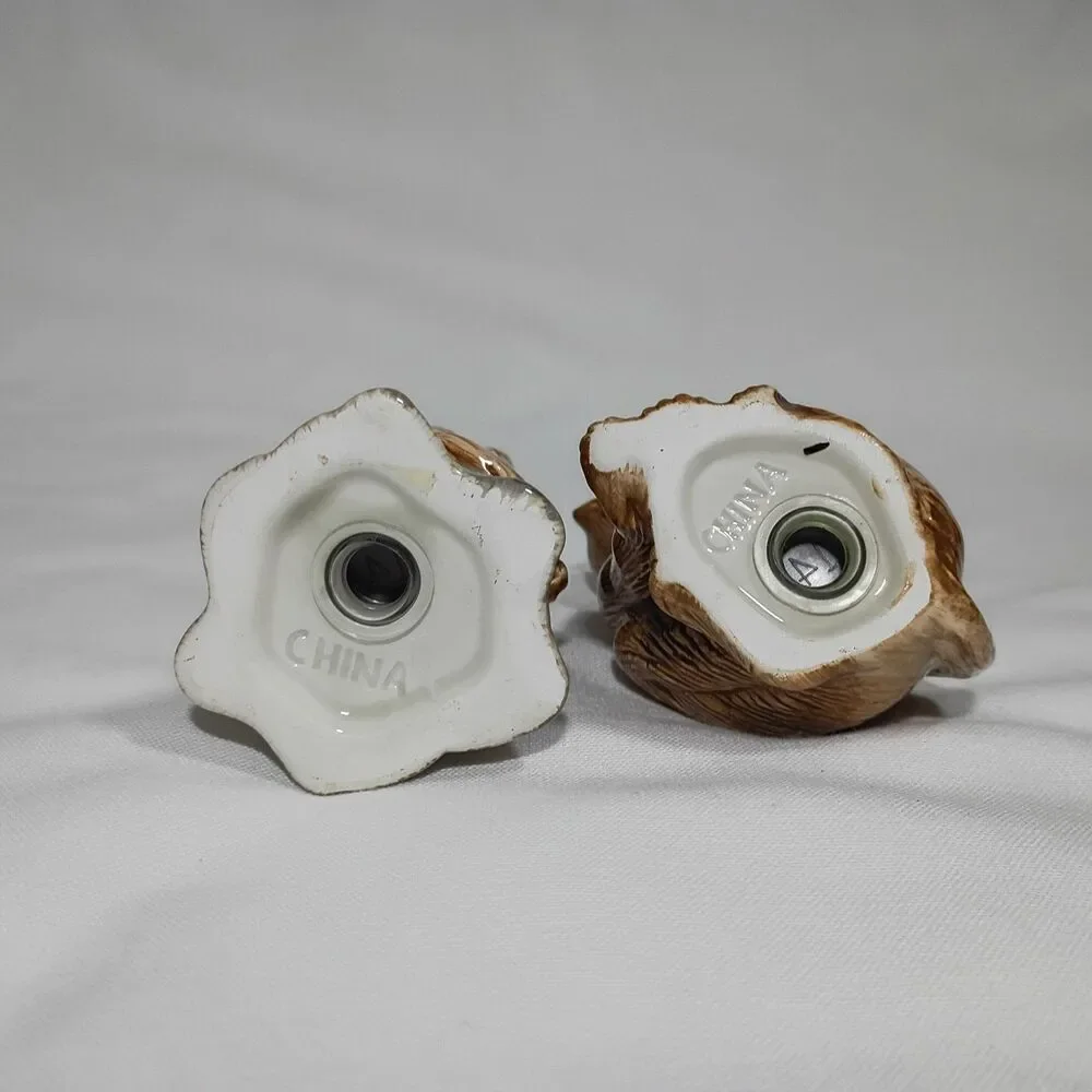 Vintage Monkey Salt Pepper Shakers Jungle China Mark No Chips Or Cracks